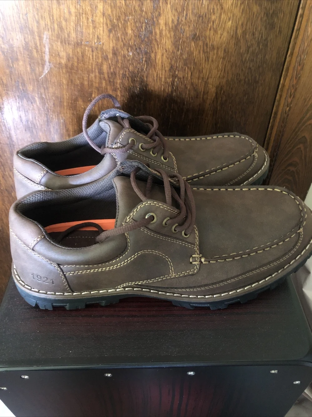 Freeman Men’s Dress Shoes Size 9.5 Brown Lace Up